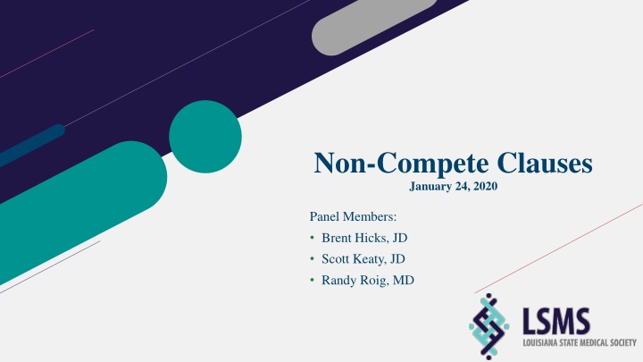 non compete clauses january 24 2020
