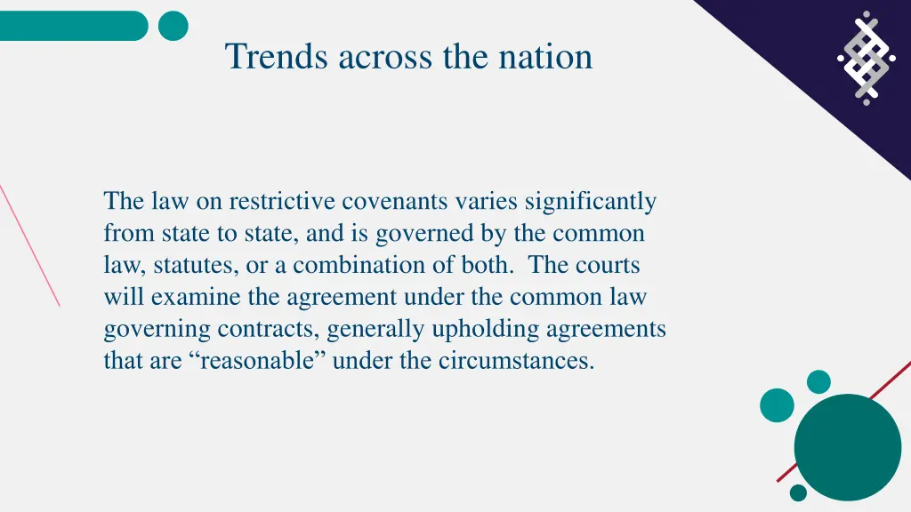 trends across the nation