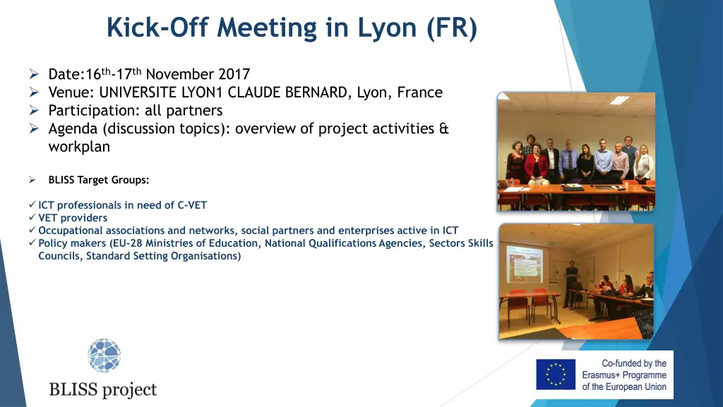 kick off meeting in lyon fr