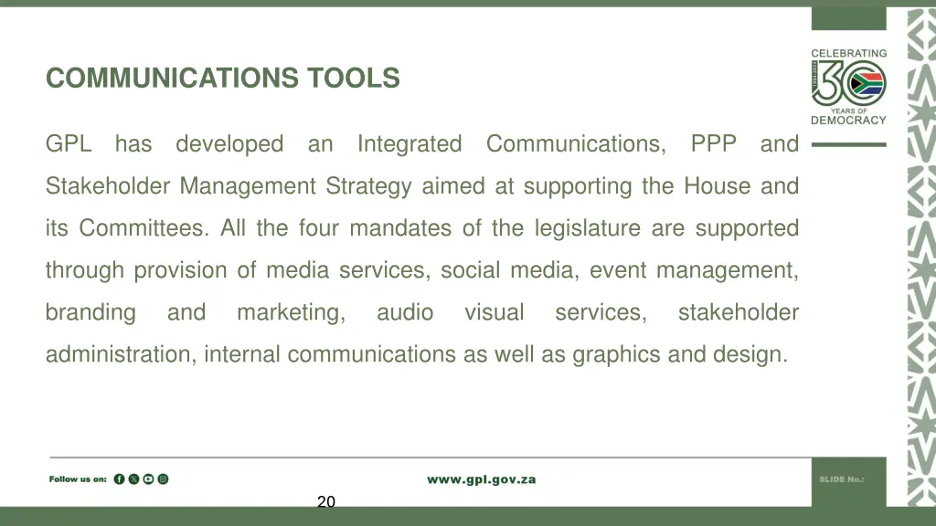 communications tools