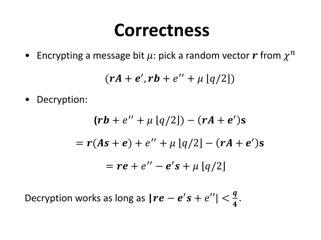 correctness