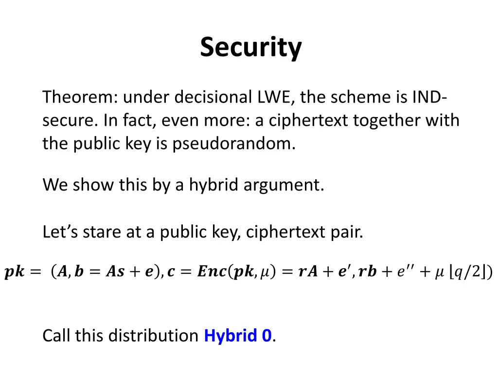 security