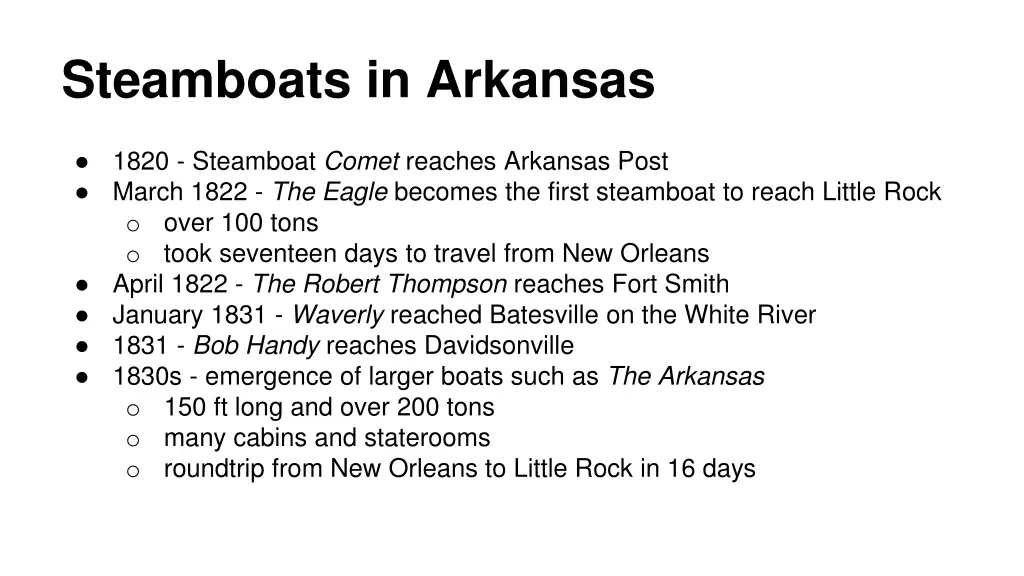steamboats in arkansas 5