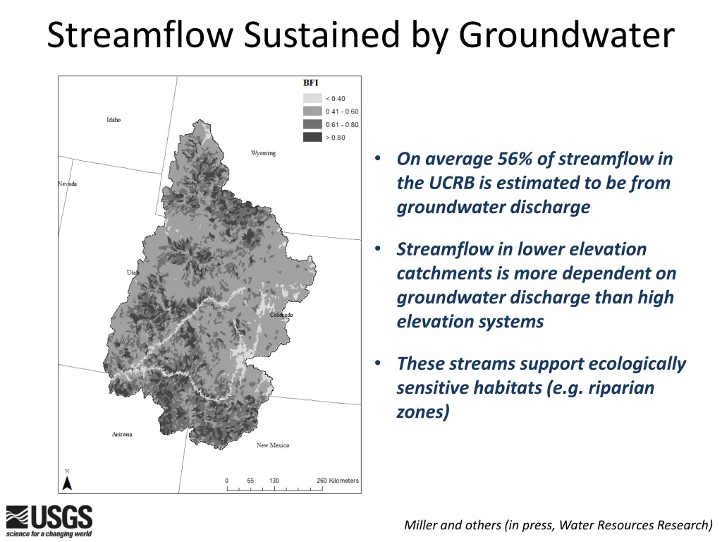 streamflow sustained by groundwater