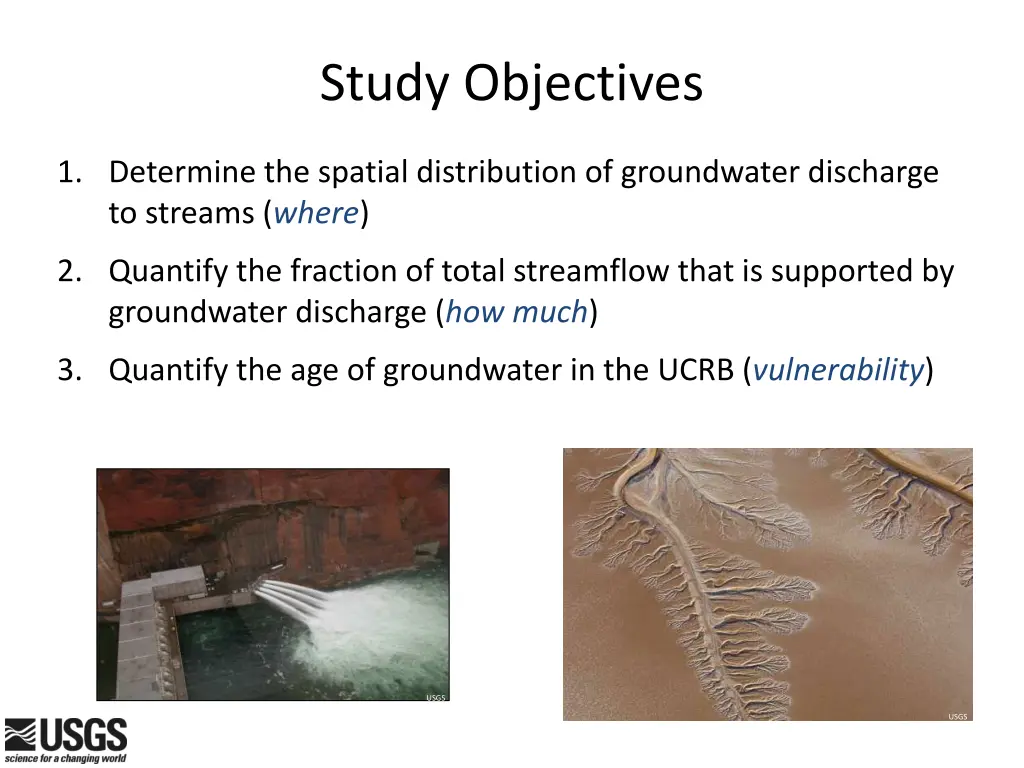 study objectives