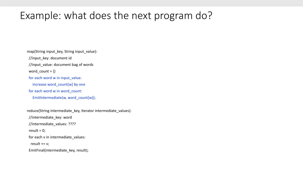 example what does the next program do 1