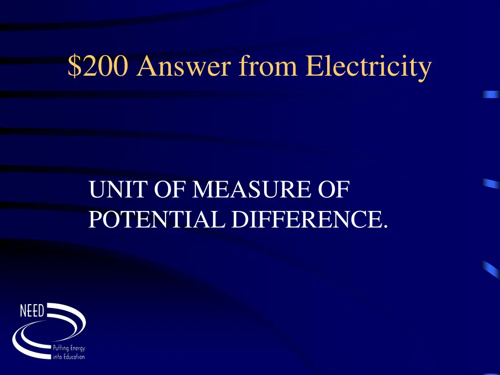 200 answer from electricity