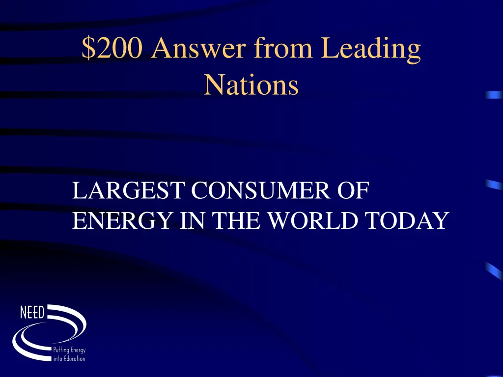 200 answer from leading nations