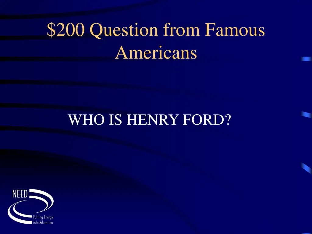 200 question from famous americans