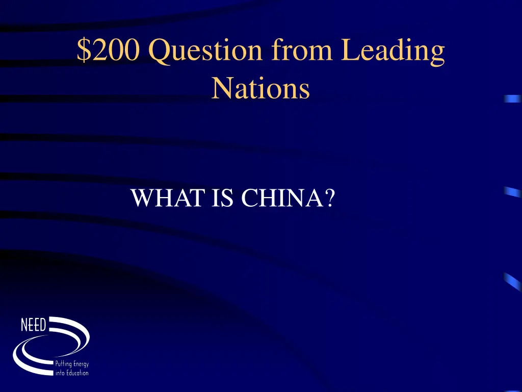 200 question from leading nations