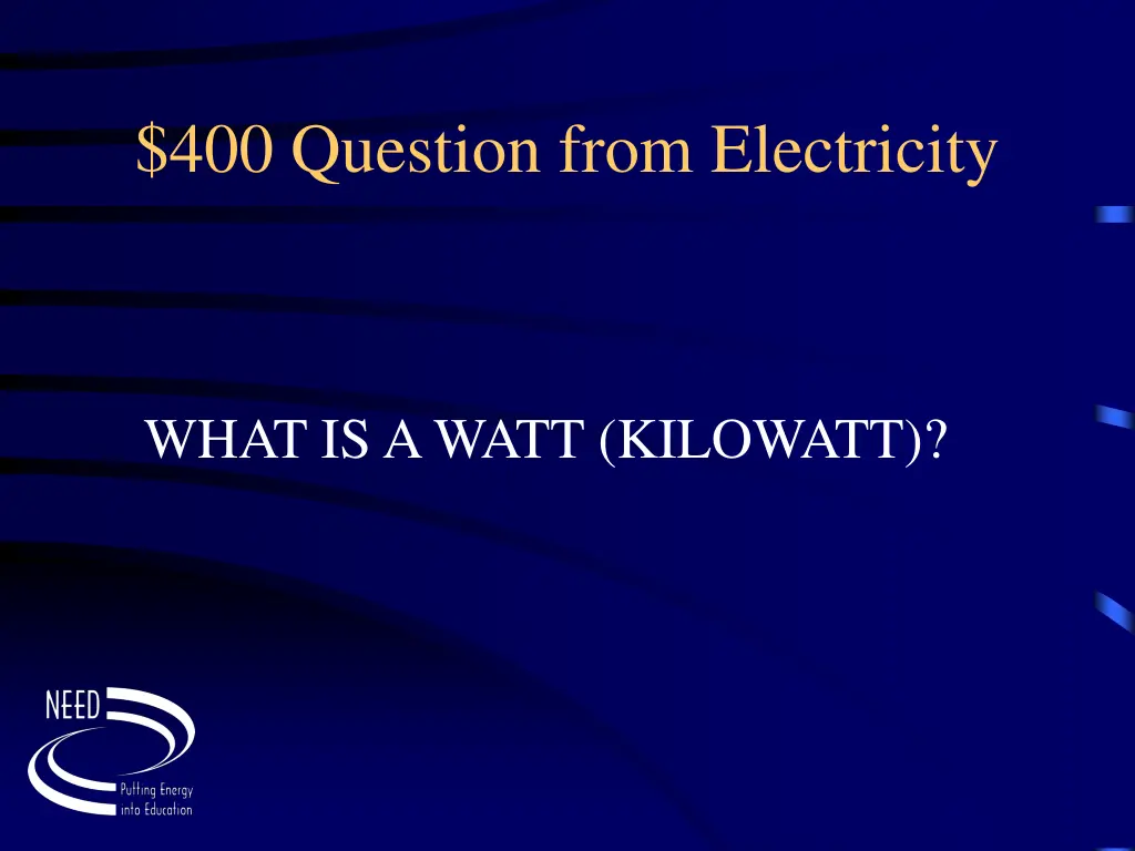 400 question from electricity
