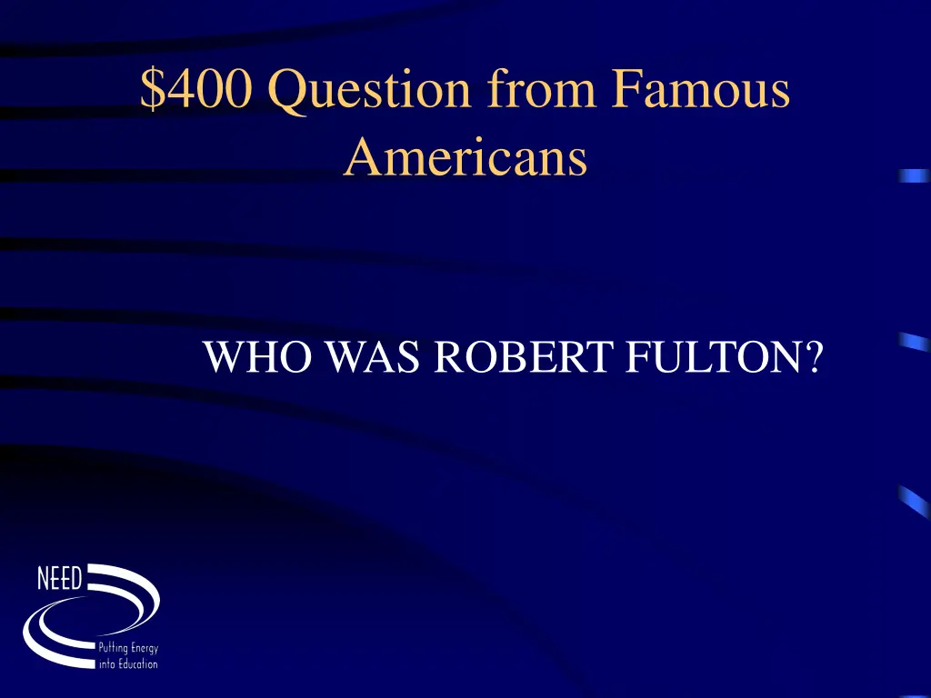 400 question from famous americans