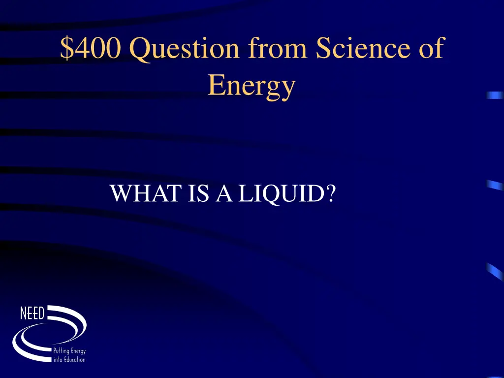 400 question from science of energy