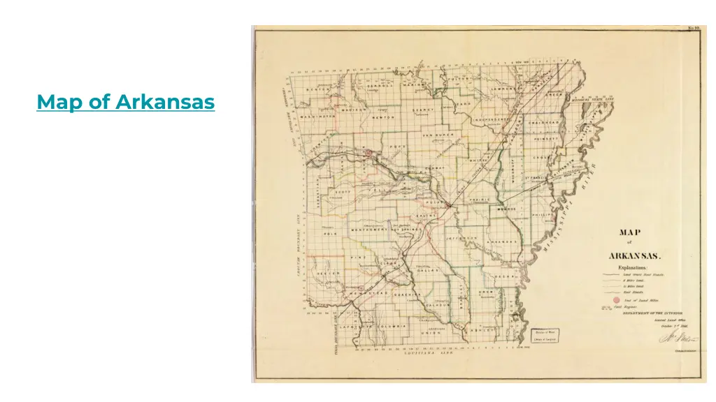 map of arkansas