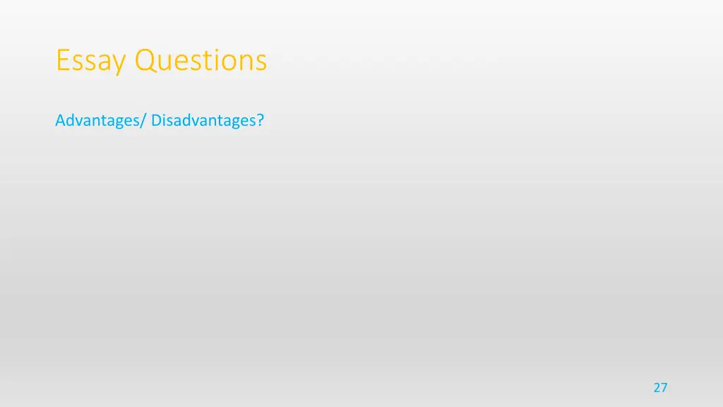 essay questions