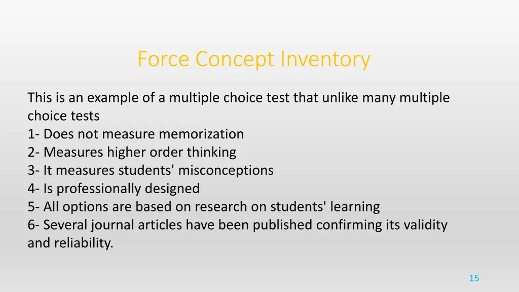 force concept inventory