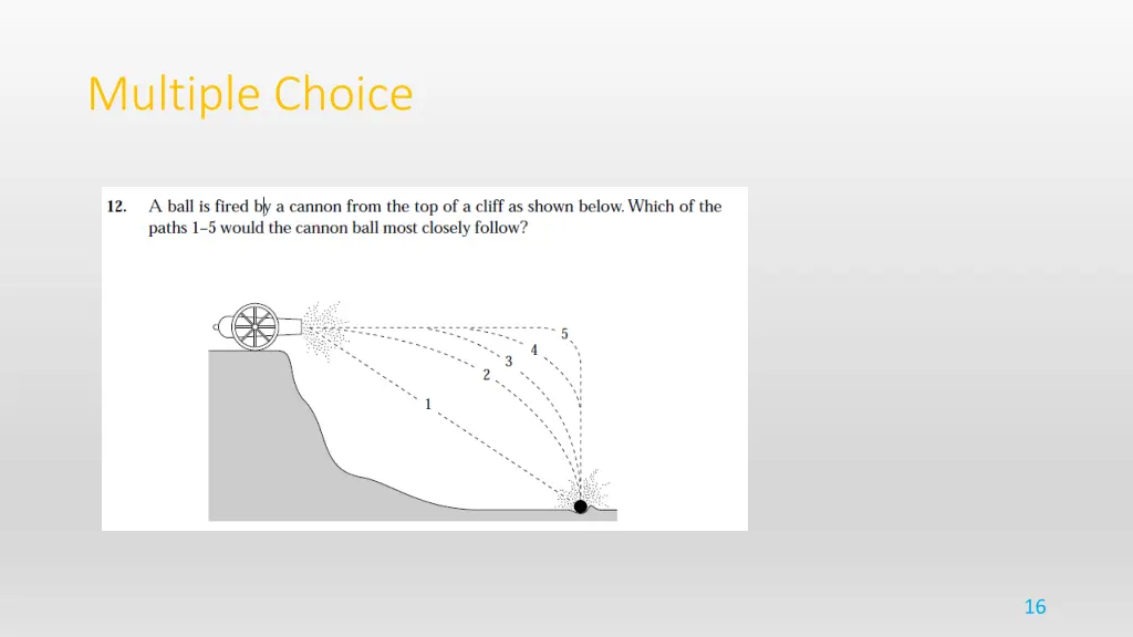 multiple choice 1