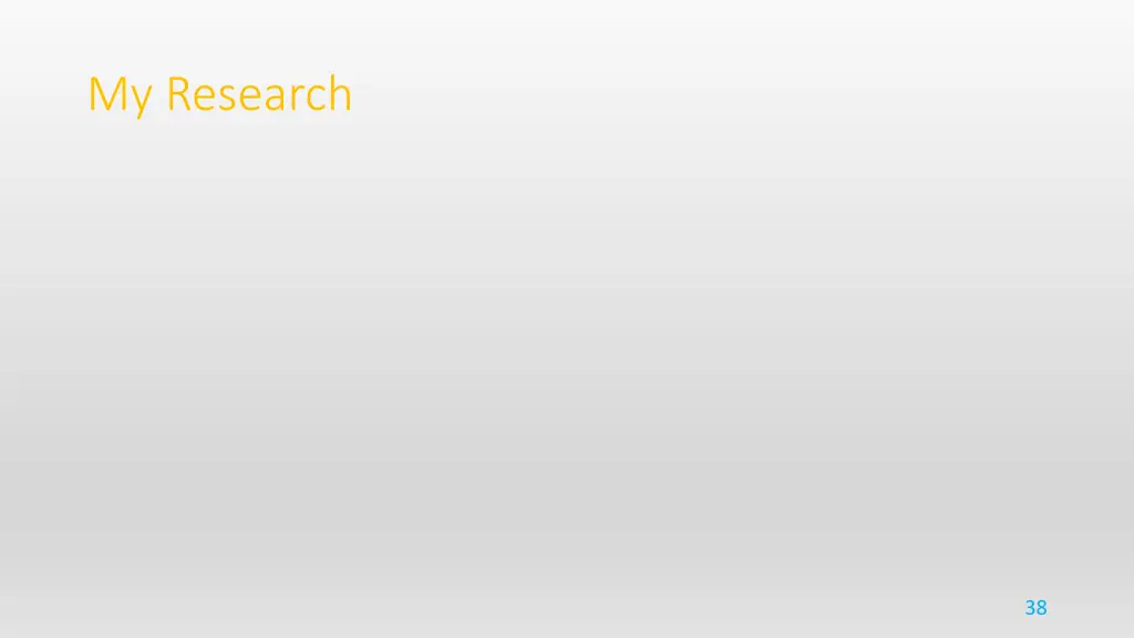 my research