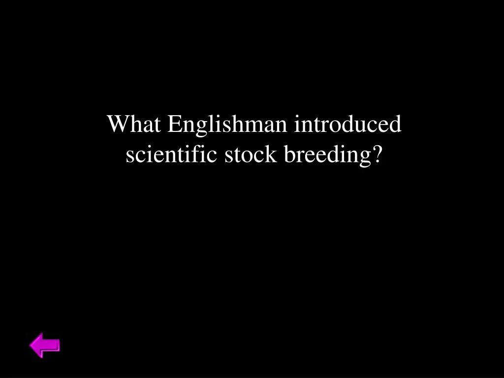 what englishman introduced scientific stock