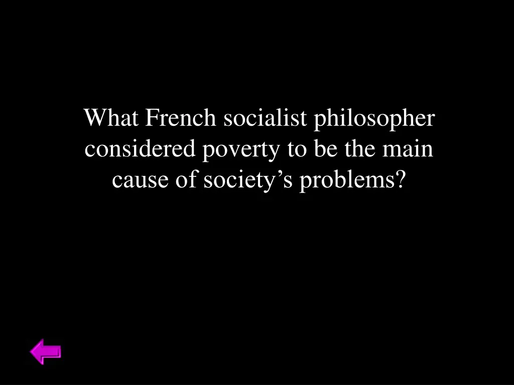 what french socialist philosopher considered
