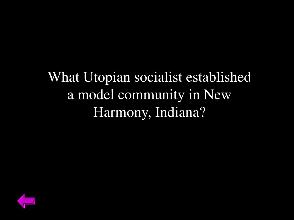 what utopian socialist established a model
