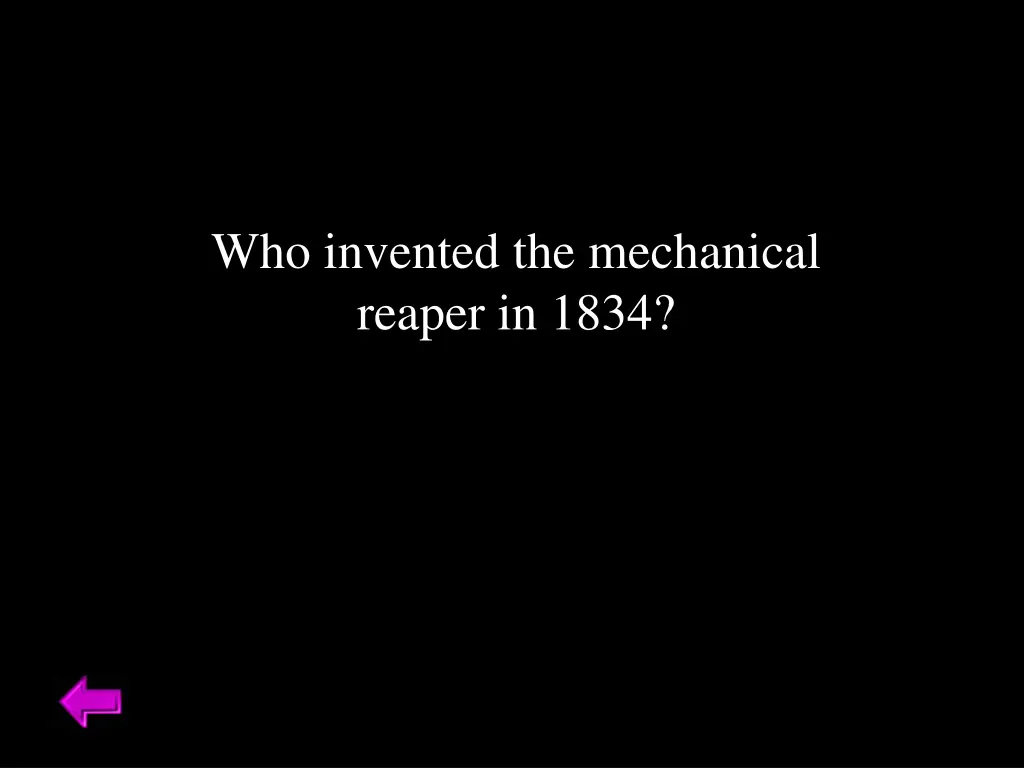 who invented the mechanical reaper in 1834