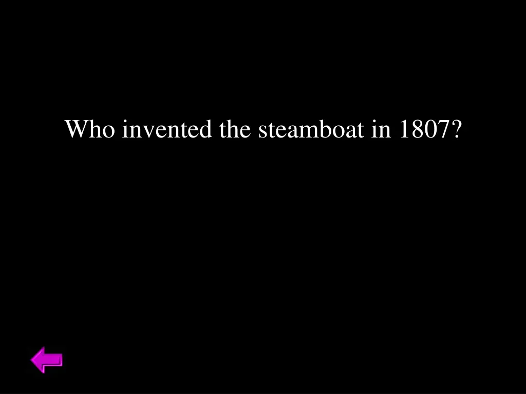 who invented the steamboat in 1807