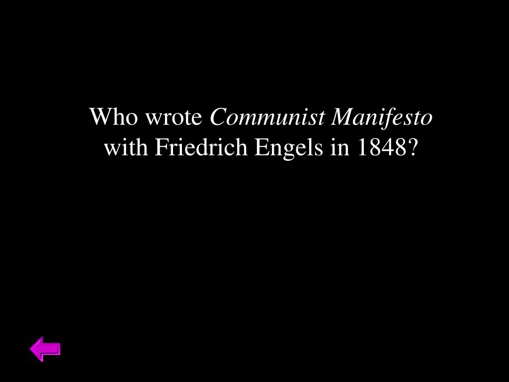 who wrote communist manifesto with friedrich