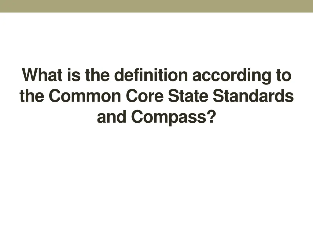what is the definition according to the common