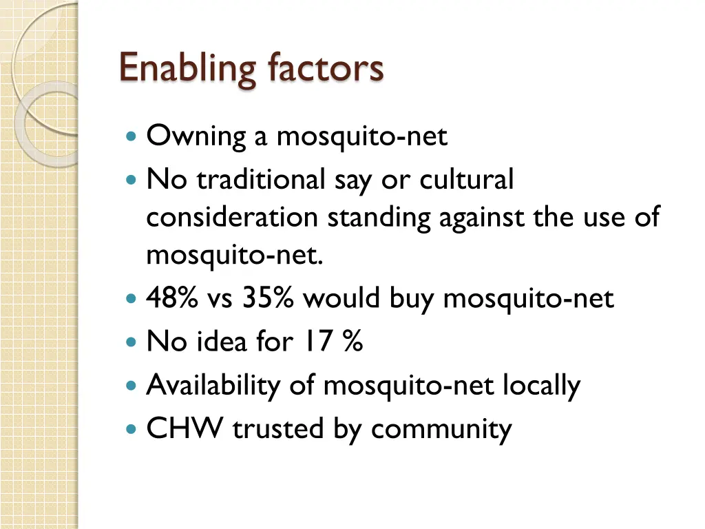 enabling factors