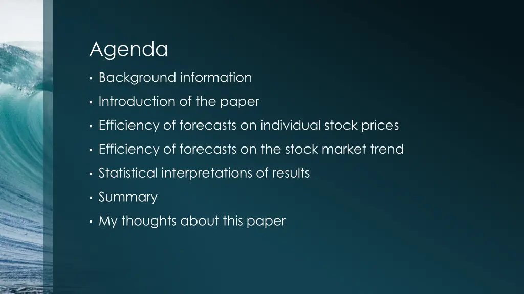agenda