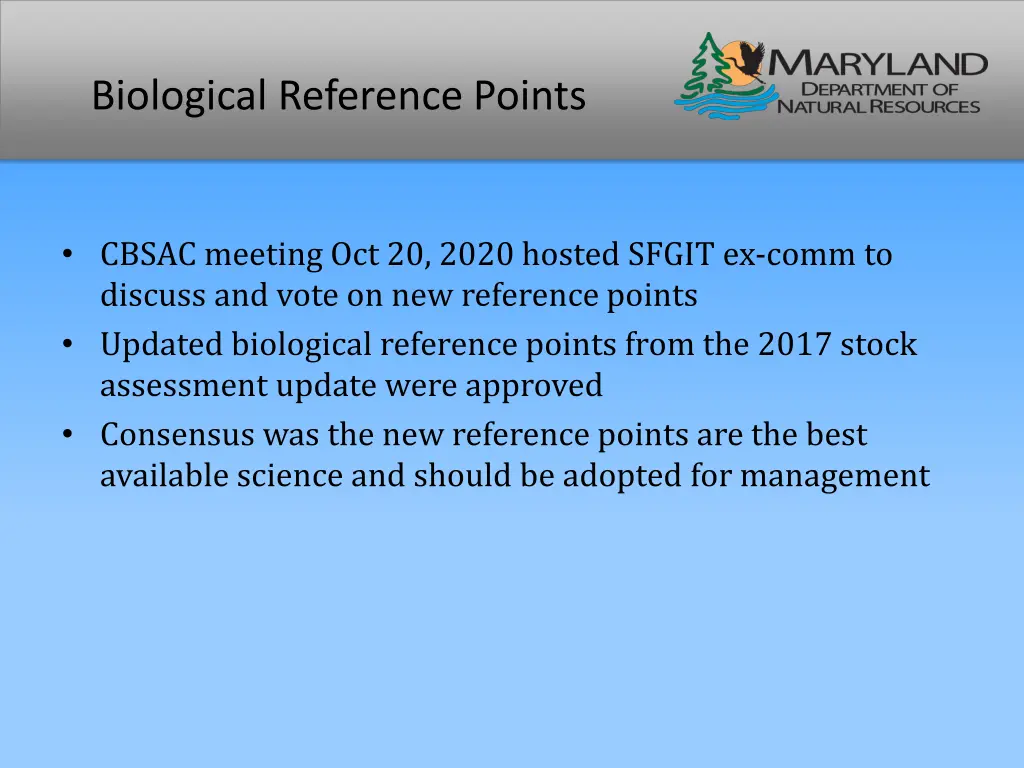 biological reference points