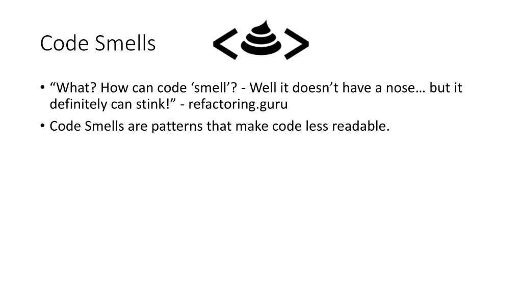 code smells