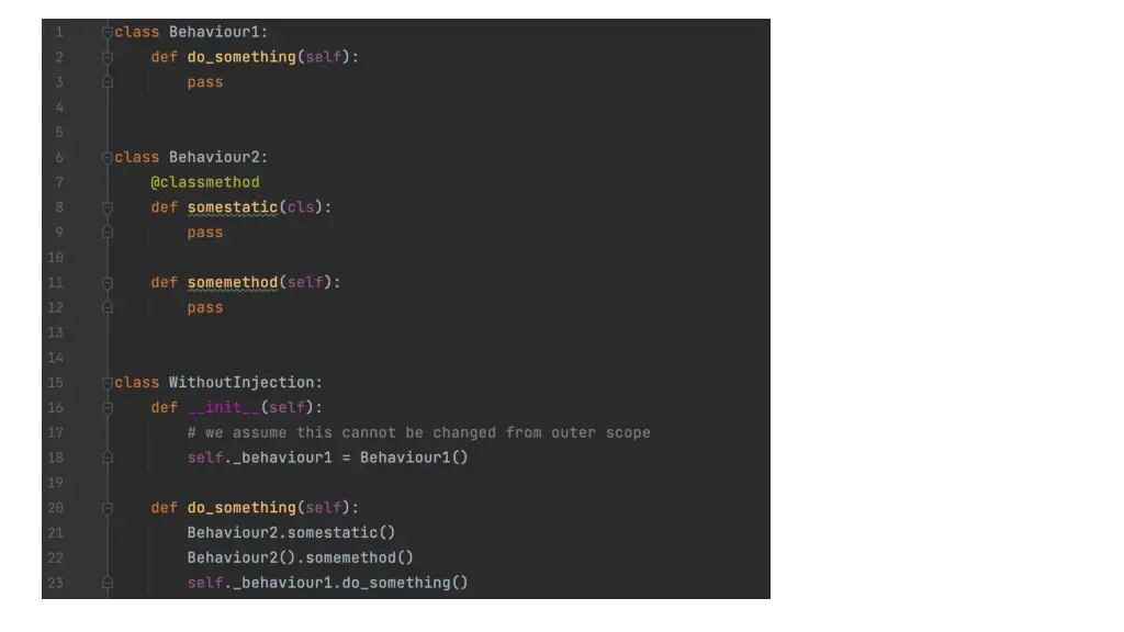 dependency injection