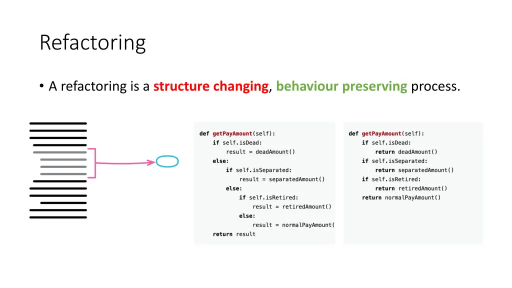 refactoring