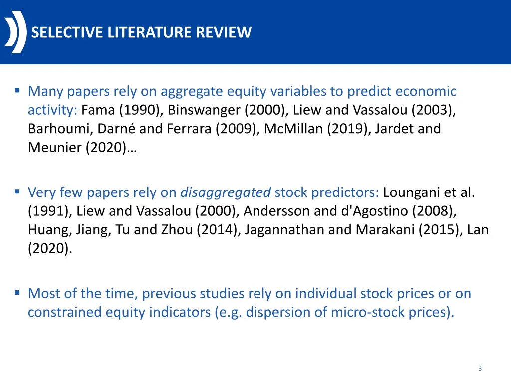 selective literature review