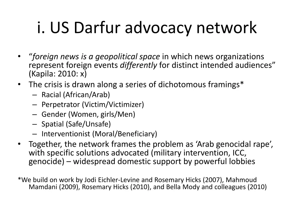 i us darfur advocacy network