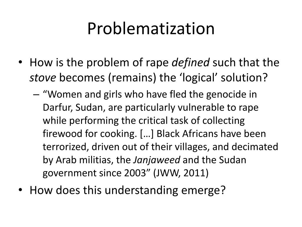 problematization