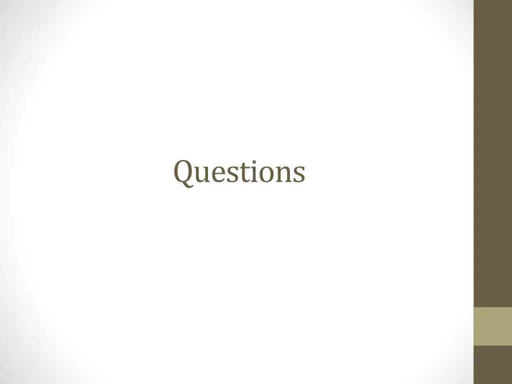 questions