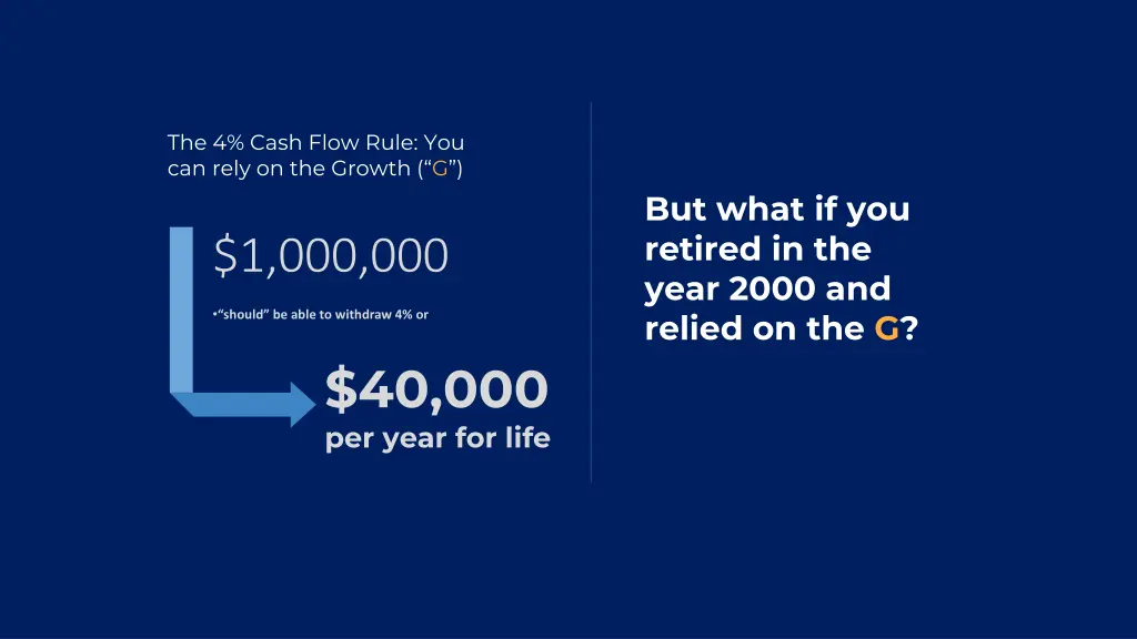 the 4 cash flow rule you can rely on the growth g