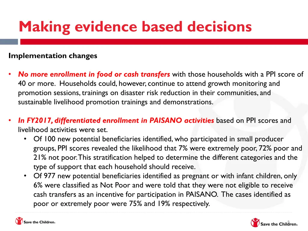 making evidence based decisions 2