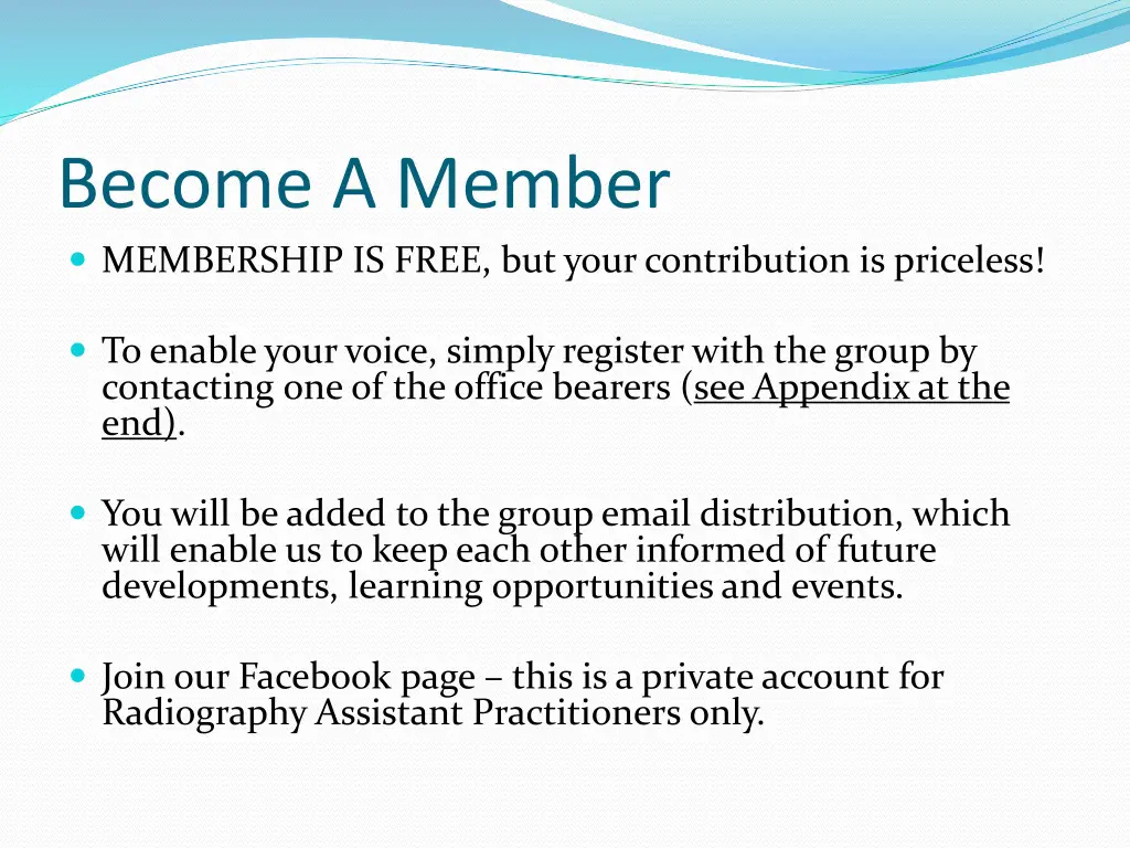 become a member membership is free but your