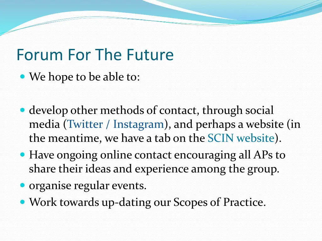 forum for the future