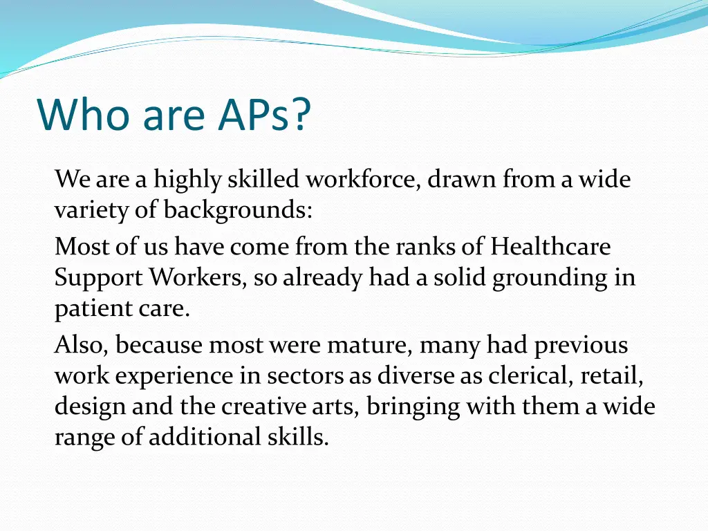 who are aps