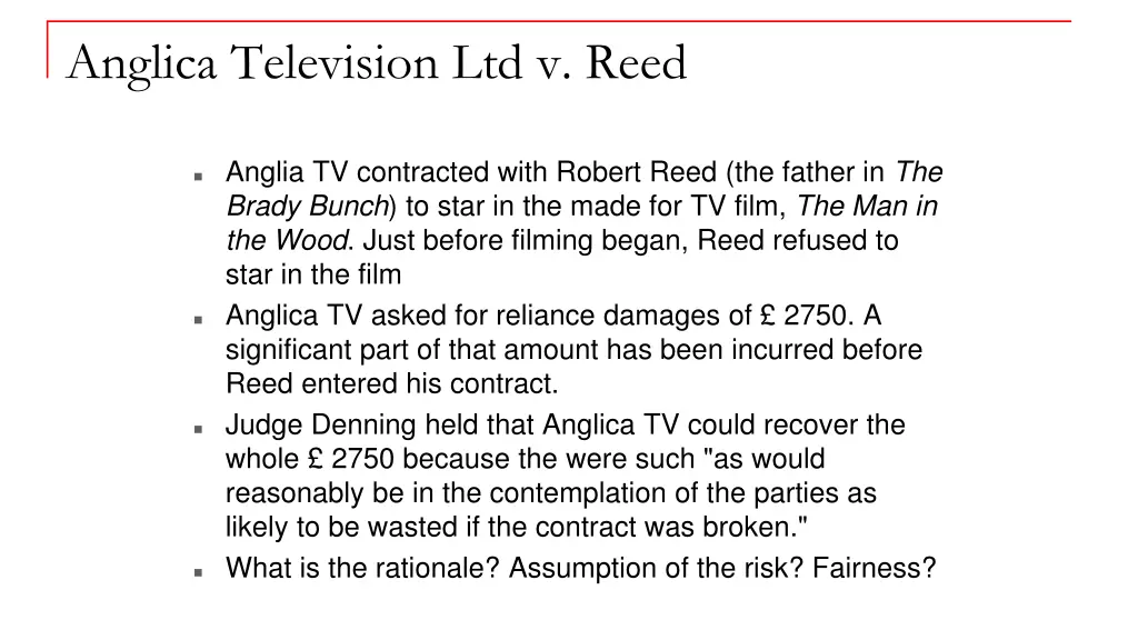 anglica television ltd v reed