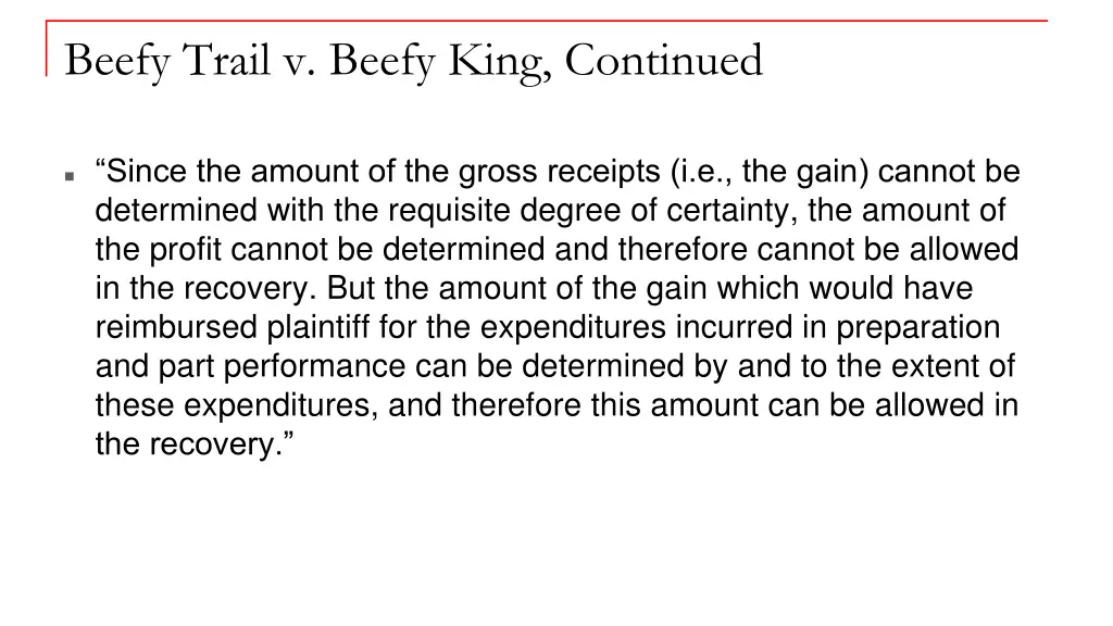 beefy trail v beefy king continued
