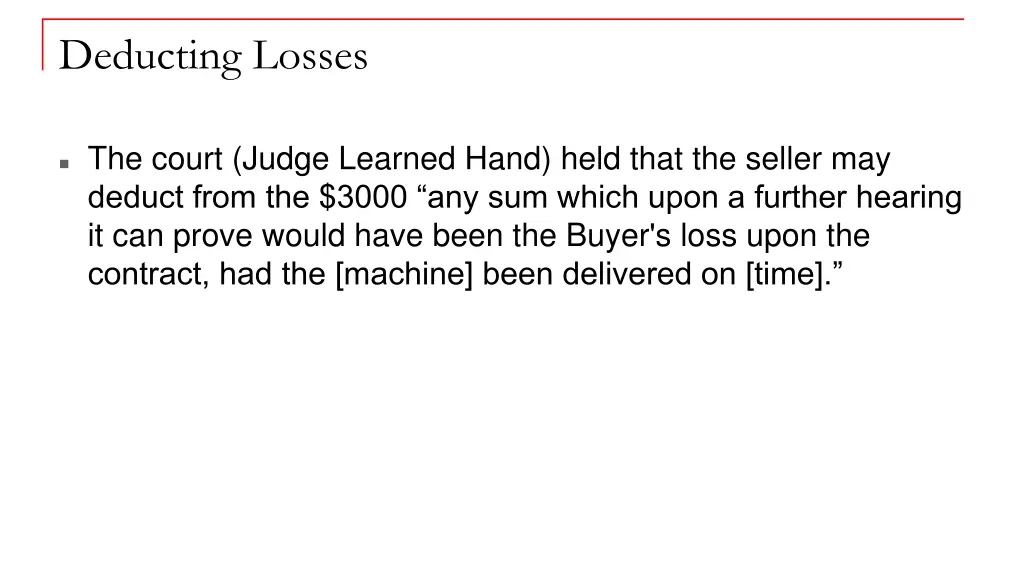 deducting losses