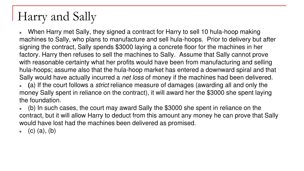 harry and sally