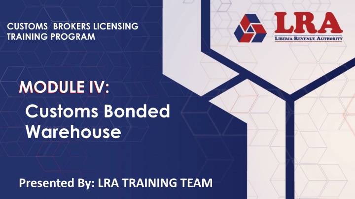 customs brokers licensing training program