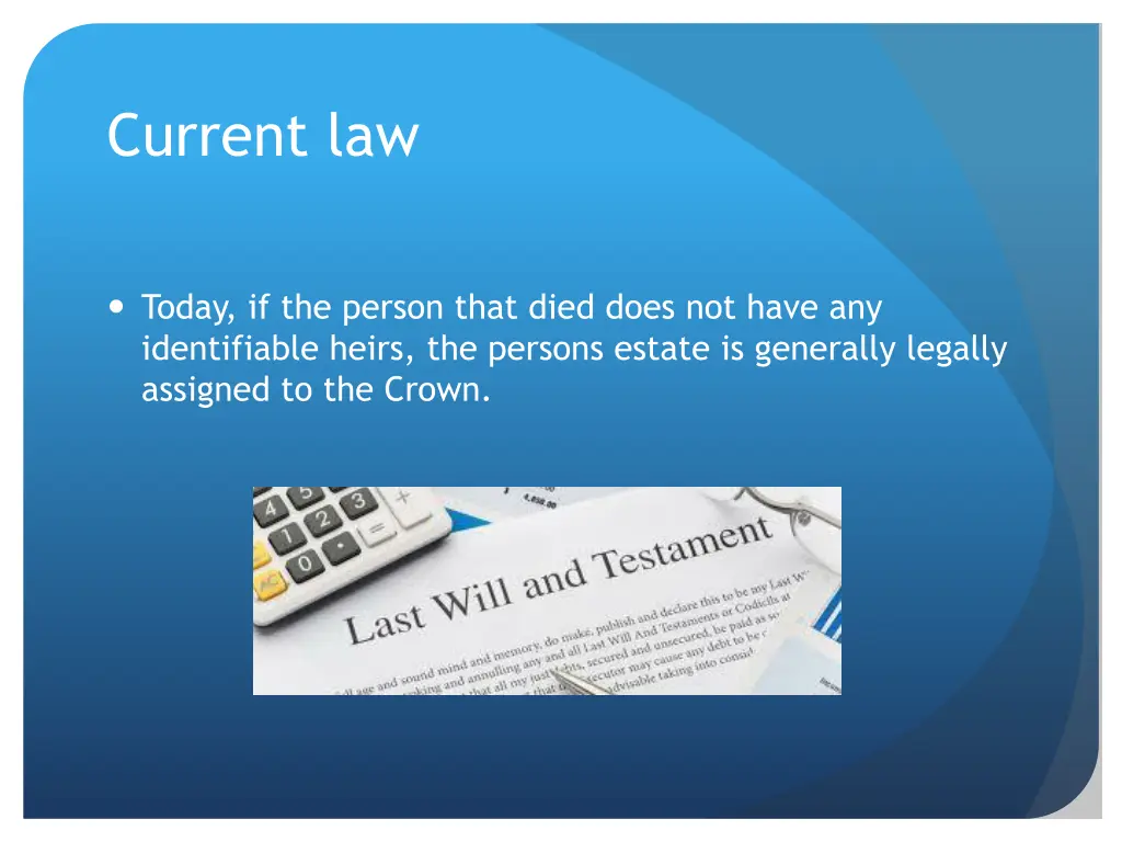 current law 1